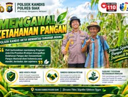 Polsek Kandis Kawal Ketahanan Pangan, Kapolres Siak: Polri Siap Bersinergi dengan Petani