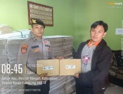 Antisipasi Gangguan Kamtibmas, Polres Pesisir Barat Lakukan Pengamanan Gudang Logistik Pemilihan