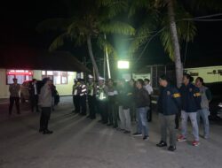 Amankan Malam Minggu, Pamenwas AKP Heru Prasetyo Pimpin KRYD Pleton Siaga Regu V Polres Pesisir Barat, Patroli Objek Vital dan Kawasan Wisata