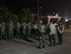 Yonif TP 908/Pertaki dan Polres Dairi Sisir Sejumlah Titik, Antisipasi Gangguan Kamtibmas