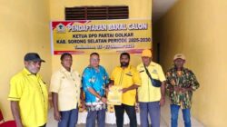 Wakil Bupati Sorong Selatan Yohan Bodory, S.Sos.M.Tr.Ap Ambil Formulir Bacalon Ketua DPD Golkar, Siap Kembalikan Kejayaan Beringin