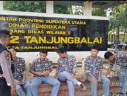 Satuan Samapta Polres Tanjungbalai Sambangi Pelajar SMAN 2 Tanjungbalai