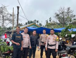 Jelang Pemilihan Peratin, Polsek Pesisir Utara Gelar Pengamanan Pastikan Kampanye Berlangsung Kondusif